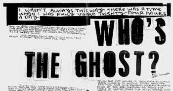 WHO'S THE GHOST?